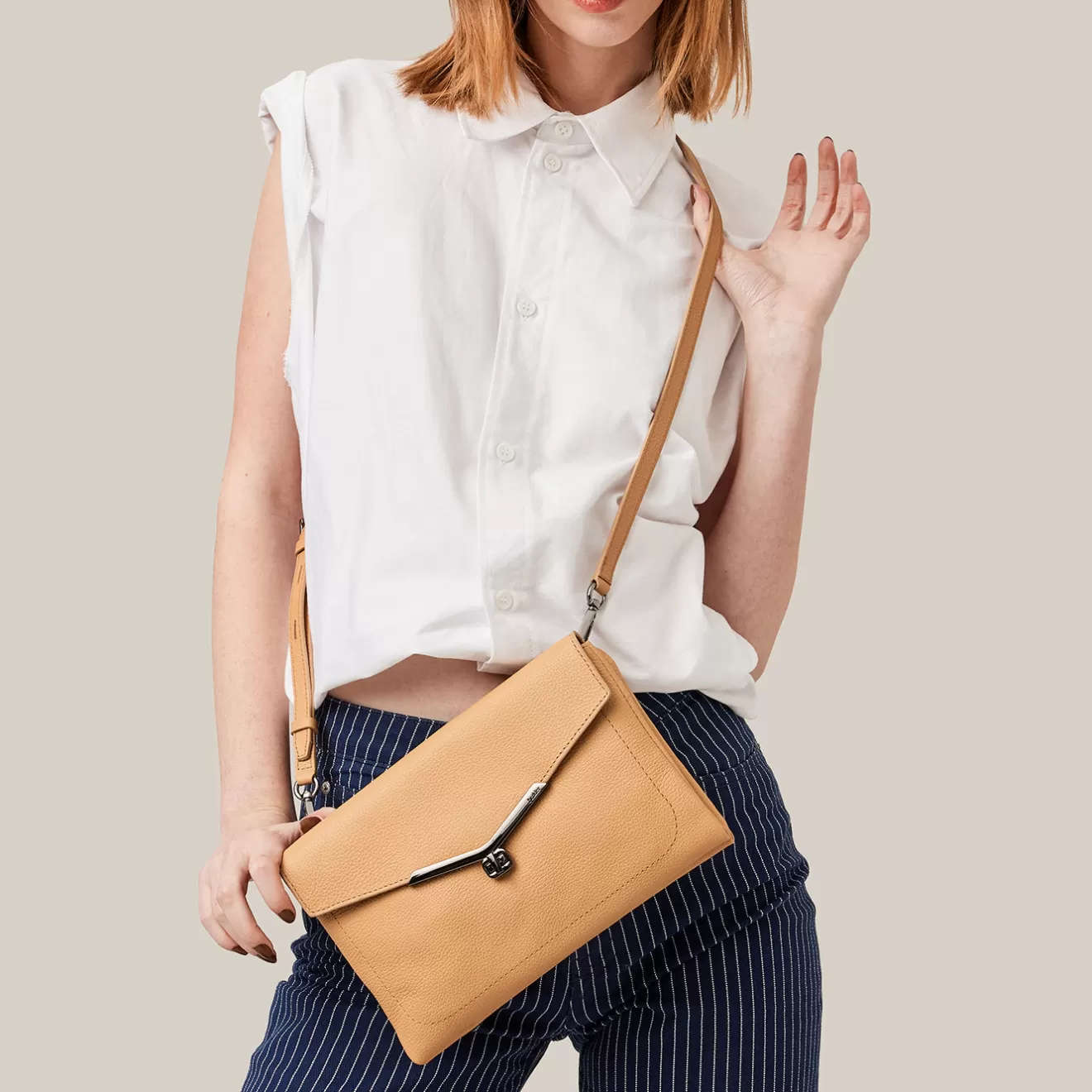 Discount Valentina Flat Crossbody Crossbody